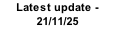 Latest update - 21/11/25