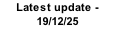 Latest update - 19/12/25