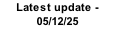 Latest update - 05/12/25