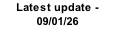 Latest update - 09/01/26